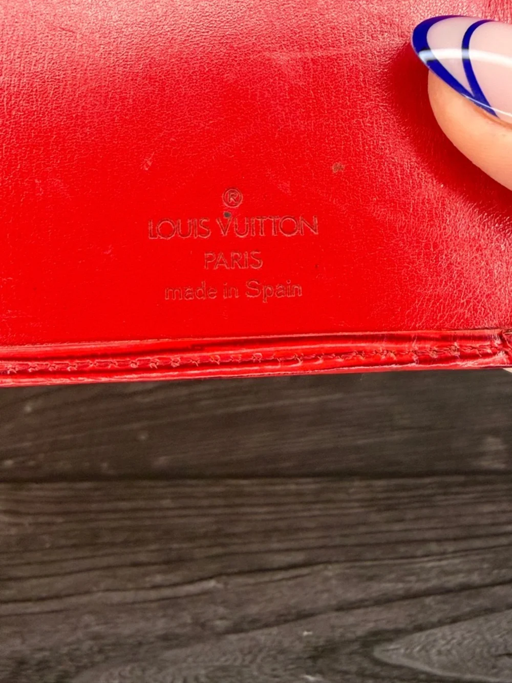 Louis Vuitton Epi Red Long Bifold Wallet | Vintage | Date Code: CA0964